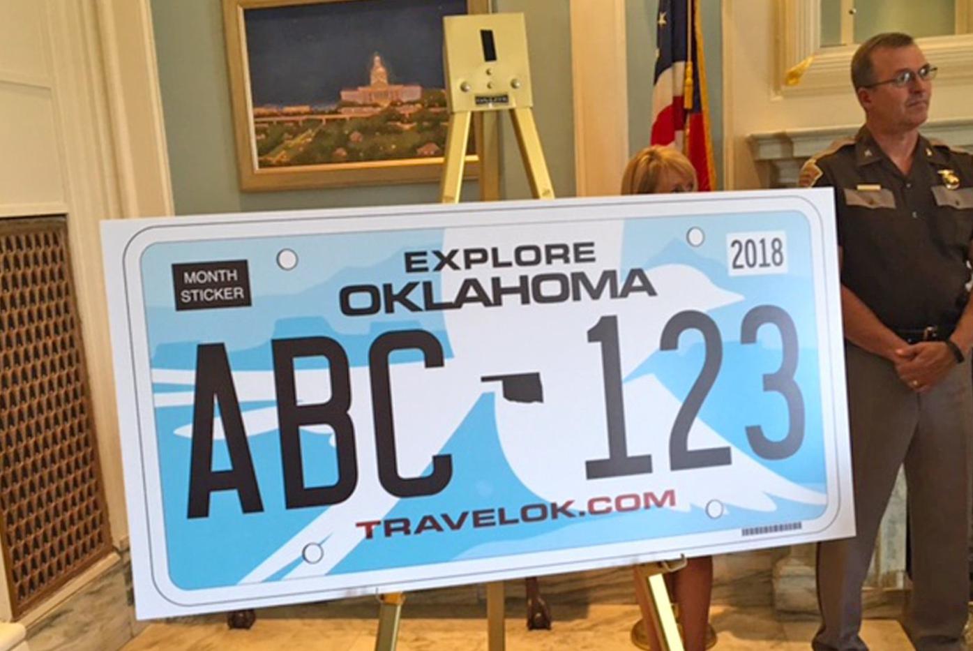 Oklahoma license plates